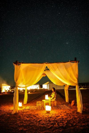 Deluxe Double Tent - Merzouga Luxury Camp in Morocco Desert & Camel Treks At Erg Chebbi Dunes For Sunrise & Sunset - Limited Offer